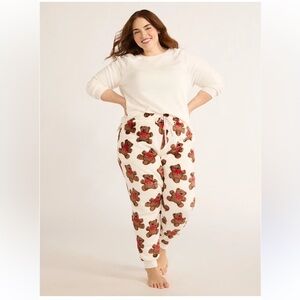 Joyspun Women's Plush Sleep Jogger Pants